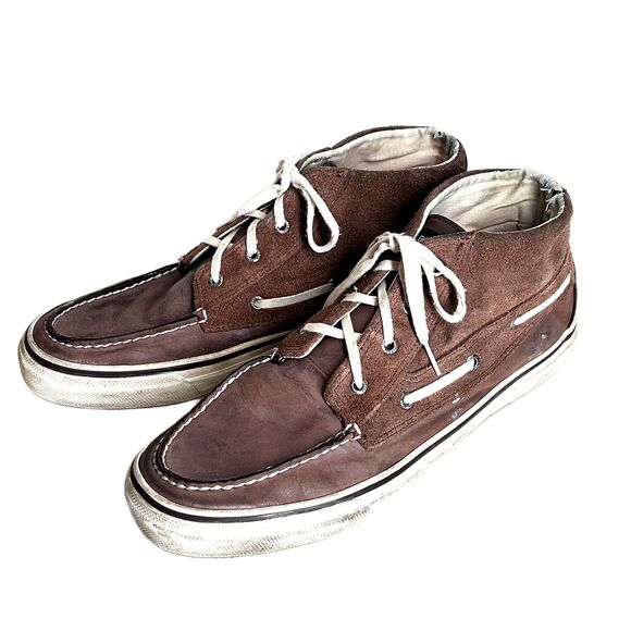 Sperry Topsider Chukka Boot Boat Shoes Mens 13 Light Brown Leather/Suede - Picture 1 of 13